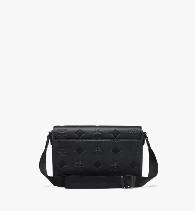 Klassik Messenger in Maxi Monogram Leather Klassik Messenger in Maxi Monogram Leather