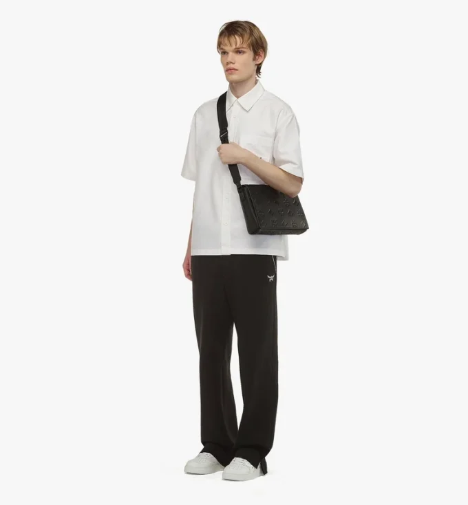 Klassik Messenger in Maxi Monogram Leather Klassik Messenger in Maxi Monogram Leather