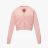 Laurel Cropped Cardigan in Wool and Recycled Cashmere