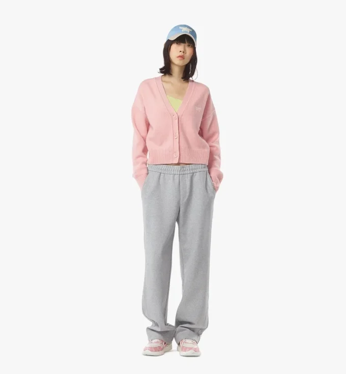 Laurel Cropped Cardigan in Wool and Recycled Cashmere