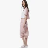 Laurel Cropped T-Shirt in Organic Cotton and Monogram Econyl®