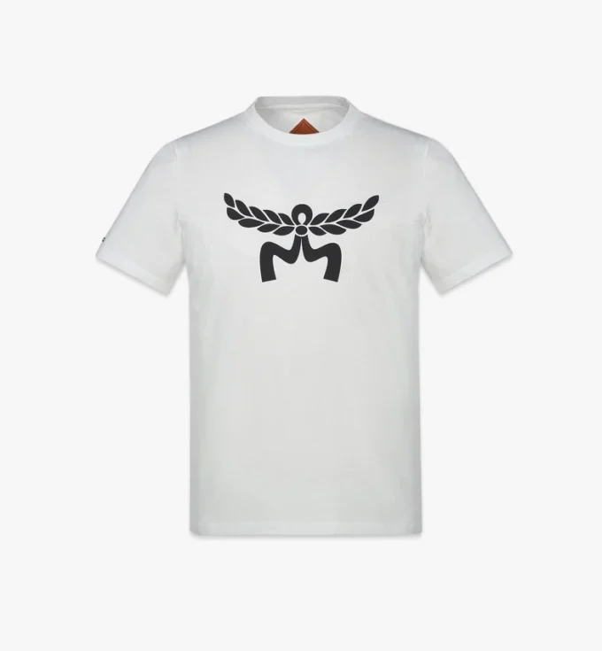 Laurel Logo Print T-Shirt in Organic Cotton