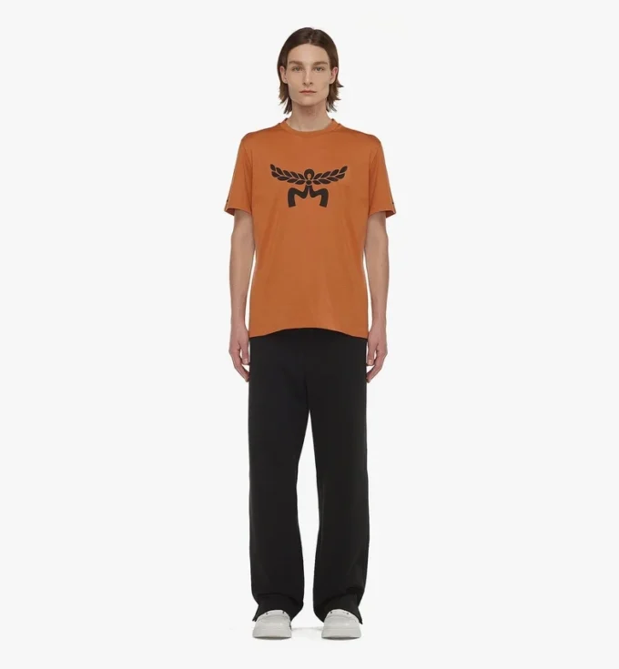Laurel Logo Print T-Shirt in Organic Cotton
