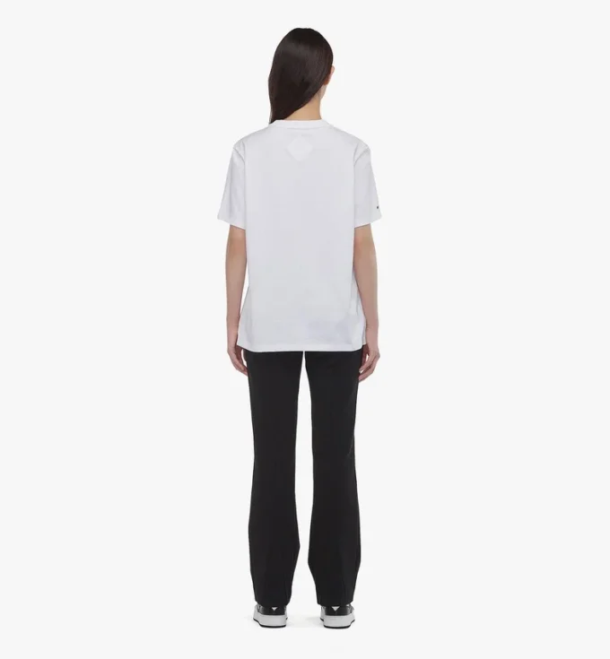 Laurel Logo Print T-Shirt in Organic Cotton