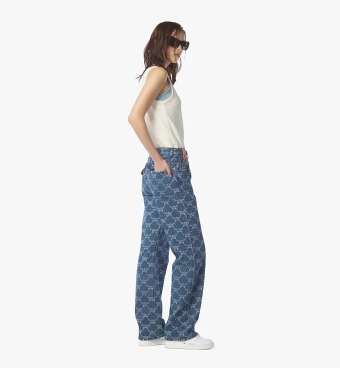 Lauretos Monogram Denim Jeans