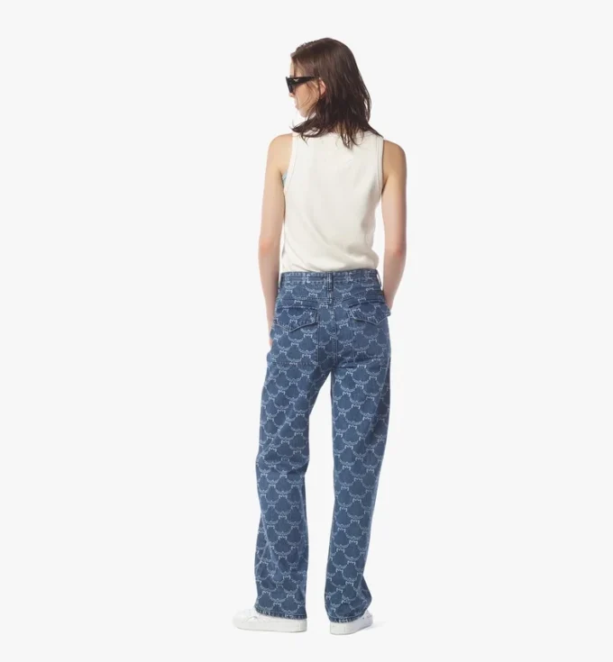 Lauretos Monogram Denim Jeans