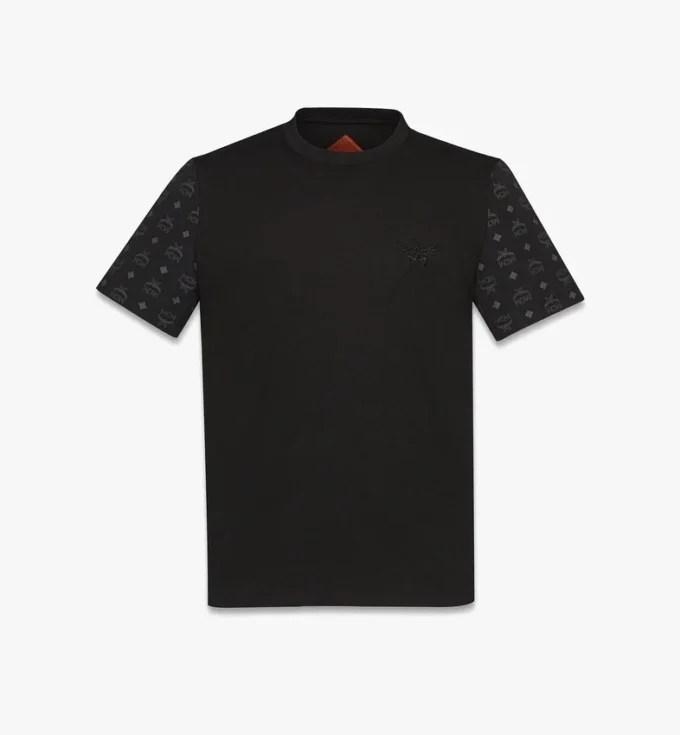 Logo T-Shirt in Organic Cotton and Monogram Econyl® Logo T-Shirt in Organic Cotton and Monogram Econyl®