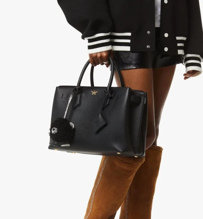 Milla Tote in Grained Leather