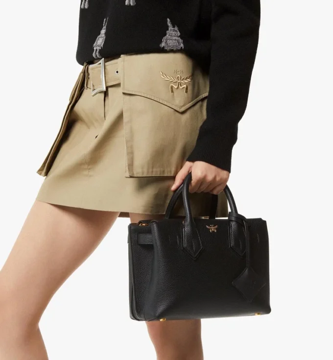 Milla Tote in Grained Leather