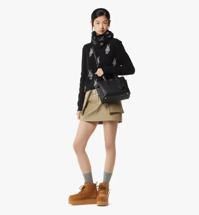 Milla Tote in Grained Leather