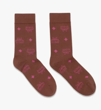 Monogram Knit Socks