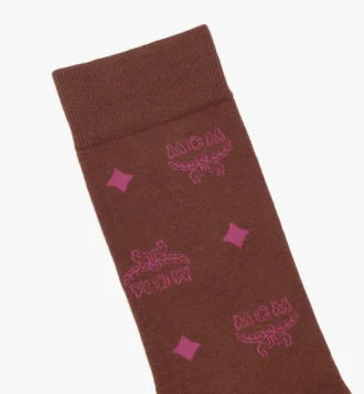 Monogram Knit Socks