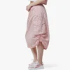 Monogram Midi Skirt in Recycled Nylon