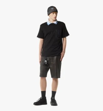 Monogram Patch Pocket T-Shirt in Organic Cotton