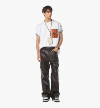 Monogram Patch Pocket T-Shirt in Organic Cotton