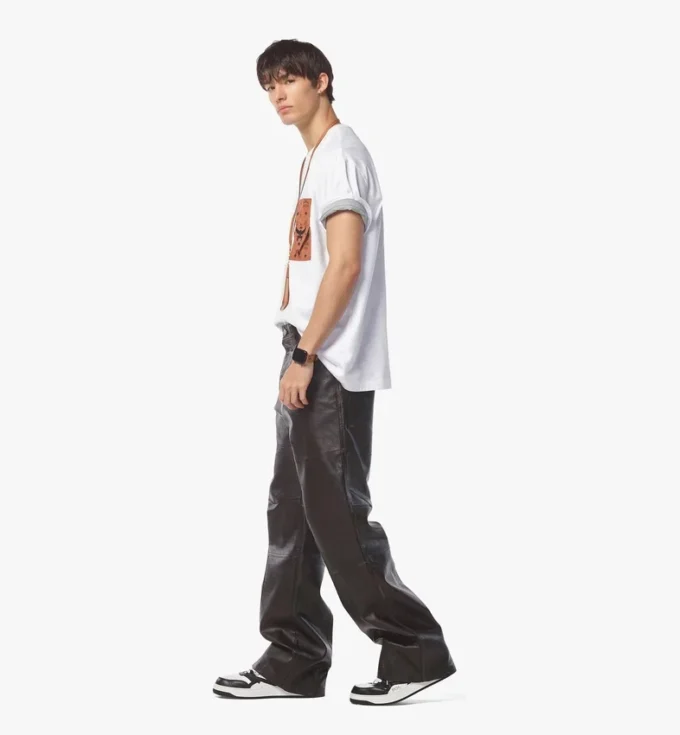 Monogram Patch Pocket T-Shirt in Organic Cotton
