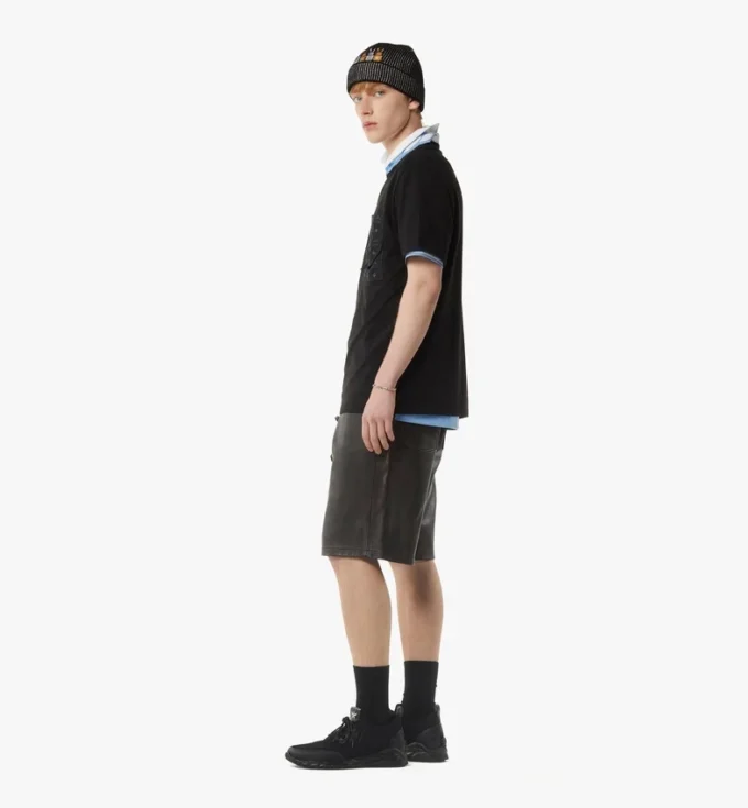 Monogram Patch Pocket T-Shirt in Organic Cotton