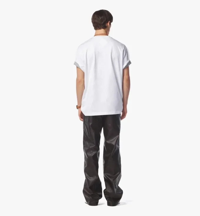 Monogram Patch Pocket T-Shirt in Organic Cotton
