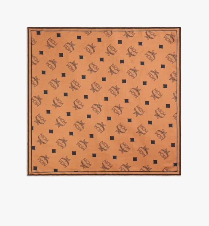 Monogram Print Bandana Scarf
