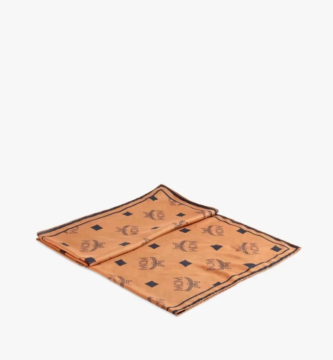 Monogram Print Bandana Scarf