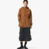 Monogram Print Hooded Windbreaker in Recycled Nylon