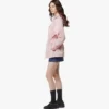 Monogram Print Hooded Windbreaker in Recycled Nylon