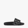 Monogram Print Rubber Slides Monogram Print Rubber Slides