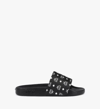 Monogram Print Rubber Slides