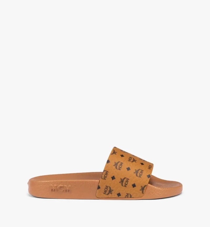 Monogram Print Rubber Slides Monogram Print Rubber Slides