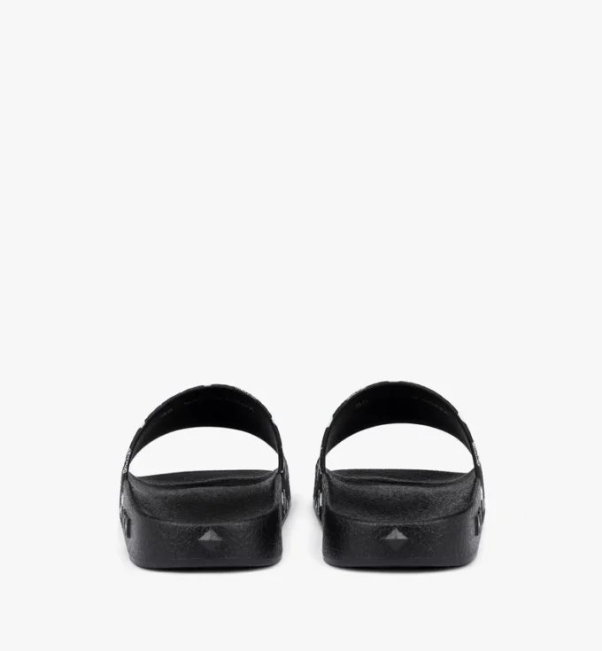 Monogram Print Rubber Slides Monogram Print Rubber Slides