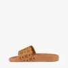Monogram Print Rubber Slides Monogram Print Rubber Slides