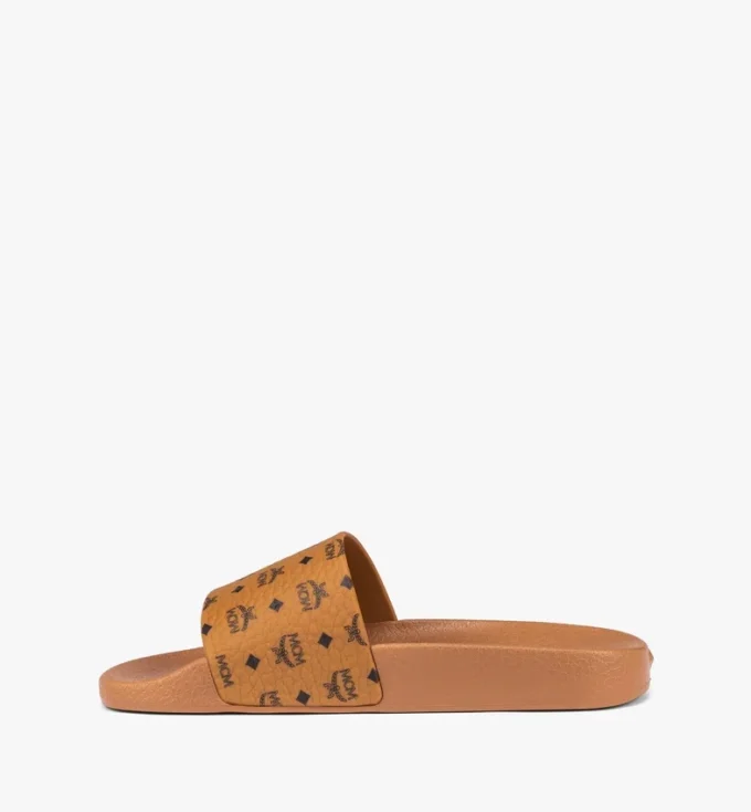 Monogram Print Rubber Slides Monogram Print Rubber Slides