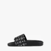 Monogram Print Rubber Slides Monogram Print Rubber Slides