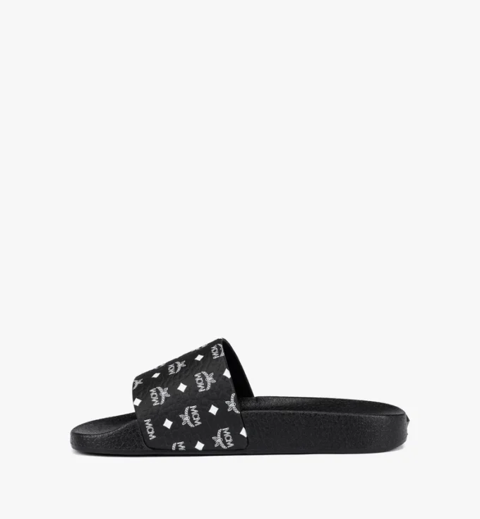 Monogram Print Rubber Slides Monogram Print Rubber Slides