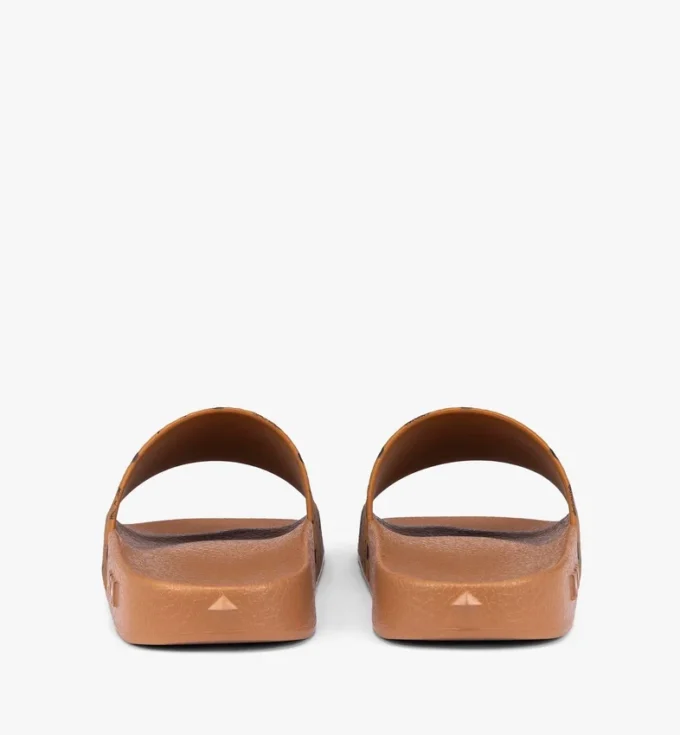 Monogram Print Rubber Slides Monogram Print Rubber Slides