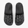 Monogram Print Rubber Slides Monogram Print Rubber Slides
