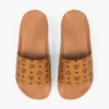 Monogram Print Rubber Slides Monogram Print Rubber Slides