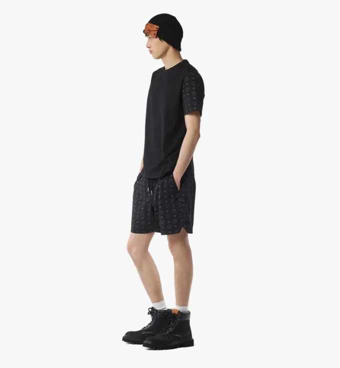 Monogram Print Shorts in Econyl®