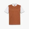 Monogram Print T-Shirt in Organic Cotton