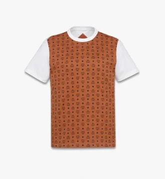 Monogram Print T-Shirt in Organic Cotton