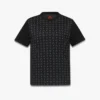 Monogram Print T-Shirt in Organic Cotton