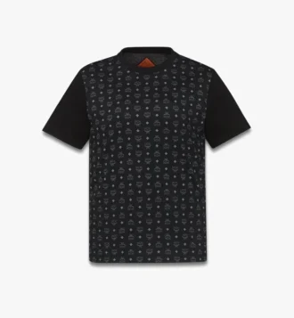 Monogram Print T-Shirt in Organic Cotton