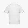Monogram Print T-Shirt in Organic Cotton