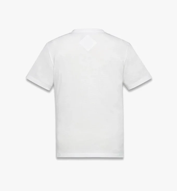 Monogram Print T-Shirt in Organic Cotton