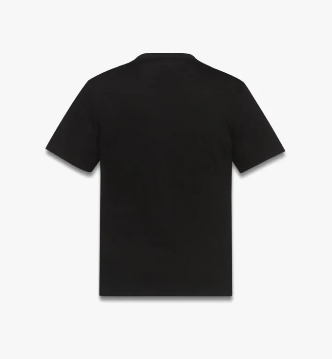 Monogram Print T-Shirt in Organic Cotton
