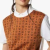 Monogram Print T-Shirt in Organic Cotton
