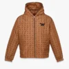 Monogram Print Windbreaker in Econyl®