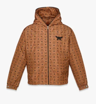 Monogram Print Windbreaker in Econyl®