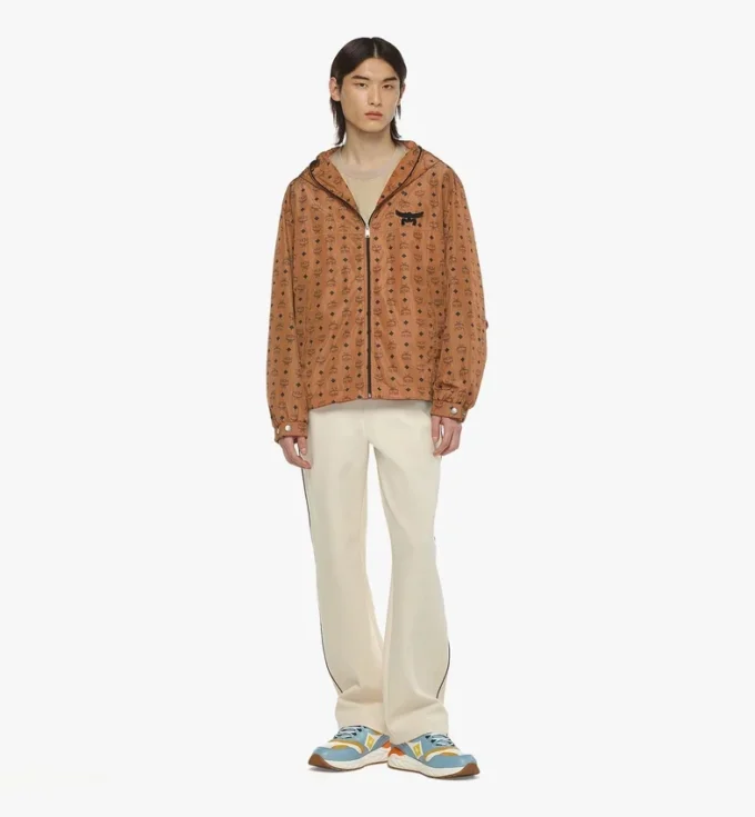 Monogram Print Windbreaker in Econyl®