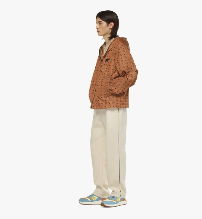 Monogram Print Windbreaker in Econyl®